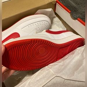 Nike Court Vision Low Red/White shoes